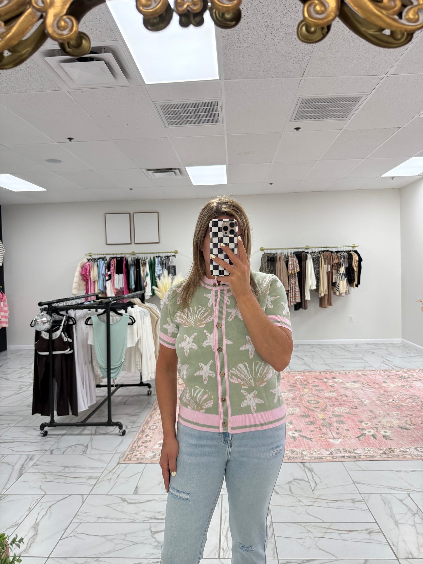 Seashell Sweater Top