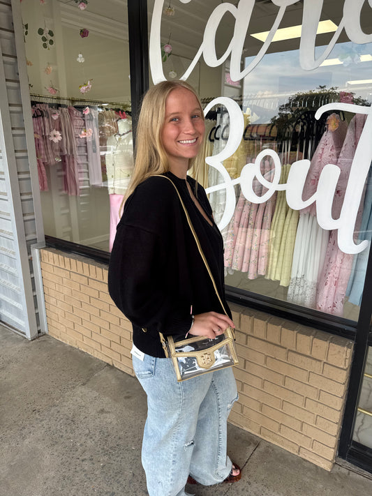 Gold Stadium Bag